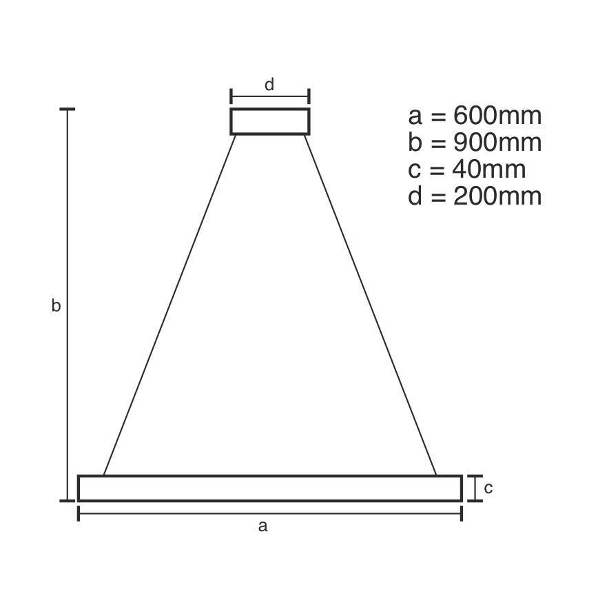 Brilagi - LED Żyrandol ściemnialny na lince CIRCLE LED/42W/230V 3000-6500K + pilot zdalnego sterowania