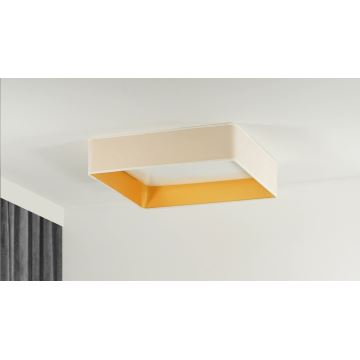 Brilagi - LED Plafon ściemnialny VELVET SQUARE SMART LED/36W/230V 2700-6500K Wi-Fi Tuya + pilot zdalnego sterowania kremowy