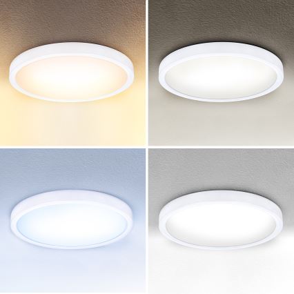 Brilagi - LED Plafon ściemnialny ESTELA LED/36W/230V 3000-6500K ø 30 cm biały + pilot zdalnego sterowania