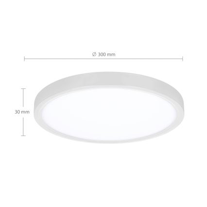 Brilagi - LED Plafon ściemnialny ESTELA LED/36W/230V 3000-6500K ø 30 cm biały + pilot zdalnego sterowania