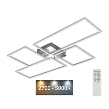 Brilo 3170-018 - LED Ściemnialny żyrandol natynkowy FRAME LED/51W/230V 2700-5000K + pilot zdalnego sterowania