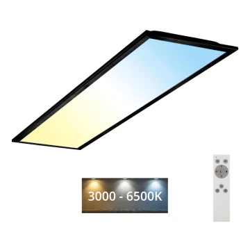 Brilo - LED Plafon ściemnialny PIATTO LED/24W/230V 3000-6500K 100x25 cm + pilot zdalnego sterowania