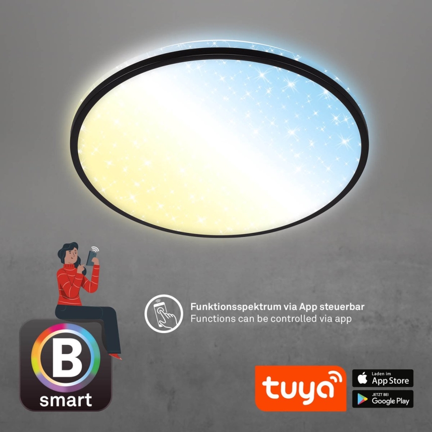 Brilo - LED Plafon ściemnialny STARRY SKY LED/42W/230V 3000-6500K Wi-Fi Tuya + Pilot zdalnego sterowania