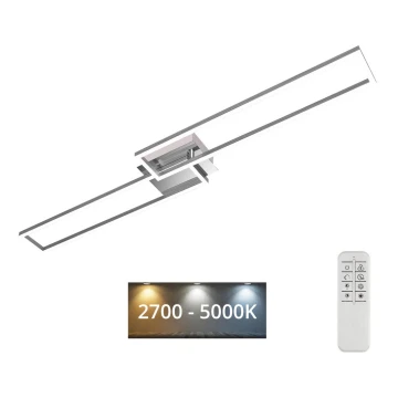 Brilo - LED Ściemnialny żyrandol natynkowy FRAME 2xLED/20W/230V 2700-5000K + pilot zdalnego sterowania