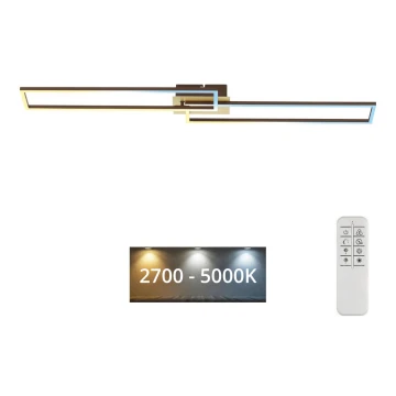 Brilo - LED Ściemnialny żyrandol natynkowy FRAME 2xLED/20W/230V 2700-5000K + pilot zdalnego sterowania