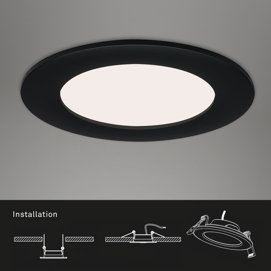 Brilo - ZESTAW 3x LED Łazienkowa oprawa wpuszczana FLAT LED/7W/230V IP44