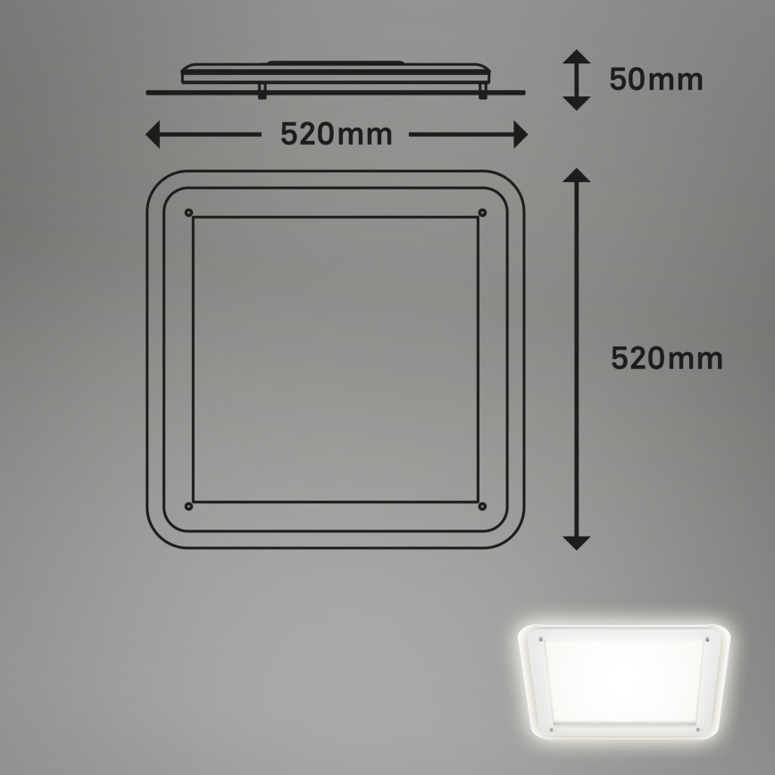 Briloner 3397-016 - LED Plafon FREE LED/22W/230V