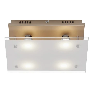 Briloner 3586-047 - LED Plafon SMART GOLD 4xGU10/4W/230V