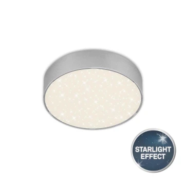 Briloner 7072-414 - LED Plafon STAR SKY LED/11W/230V 4000K śr. 15 cm srebrny