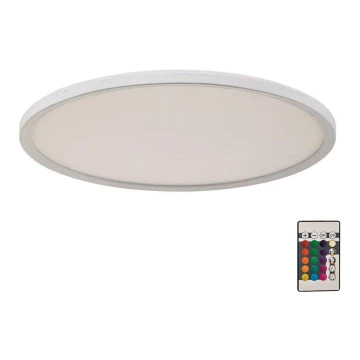 Briloner 7094-416 - LED RGBW Ściemnialny plafon SLIM LED/22W/230V + Pilot zdalnego sterowania