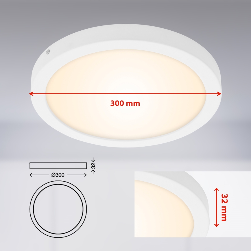 Briloner 7141-016 - LED Plafon FIRE LED/21W/230V