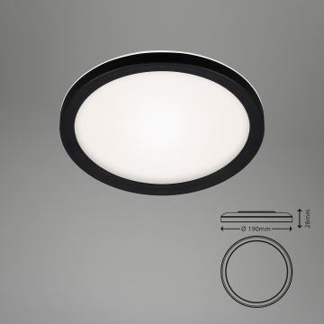 Briloner 7150-415 - LED Plafon SLIM LED/12W/230V śr. 19 cm