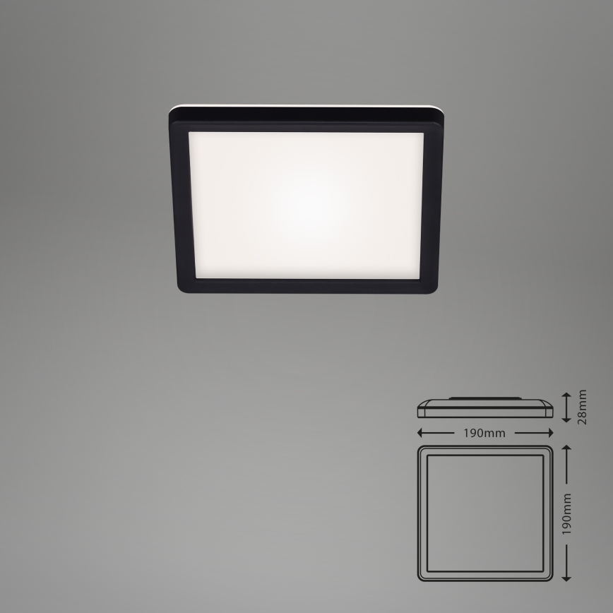 Briloner 7153-415 - LED Plafon SLIM LED/12W/230V 19x19 cm