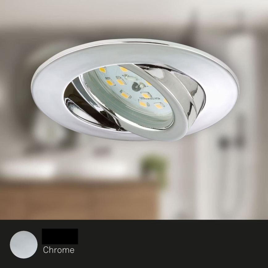 Briloner 7209-038 - ZESTAW 3x LED Łazienkowa oprawa wpuszczana LED/5W/230V IP23