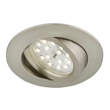 Briloner 7296-012 - LED Ściemnialne wpuszczane oświetlenie łazienkowe ATTACH LED/6,5W/230V IP23 chrom