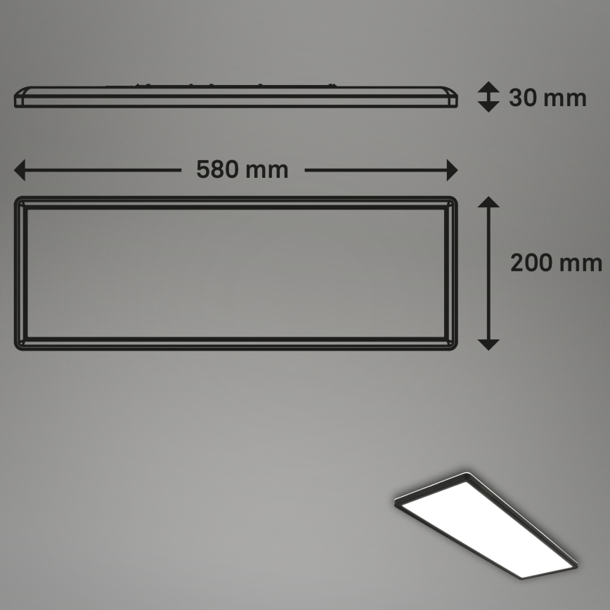 Briloner 7402-415 - LED Plafon SLIM LED/22W/230V