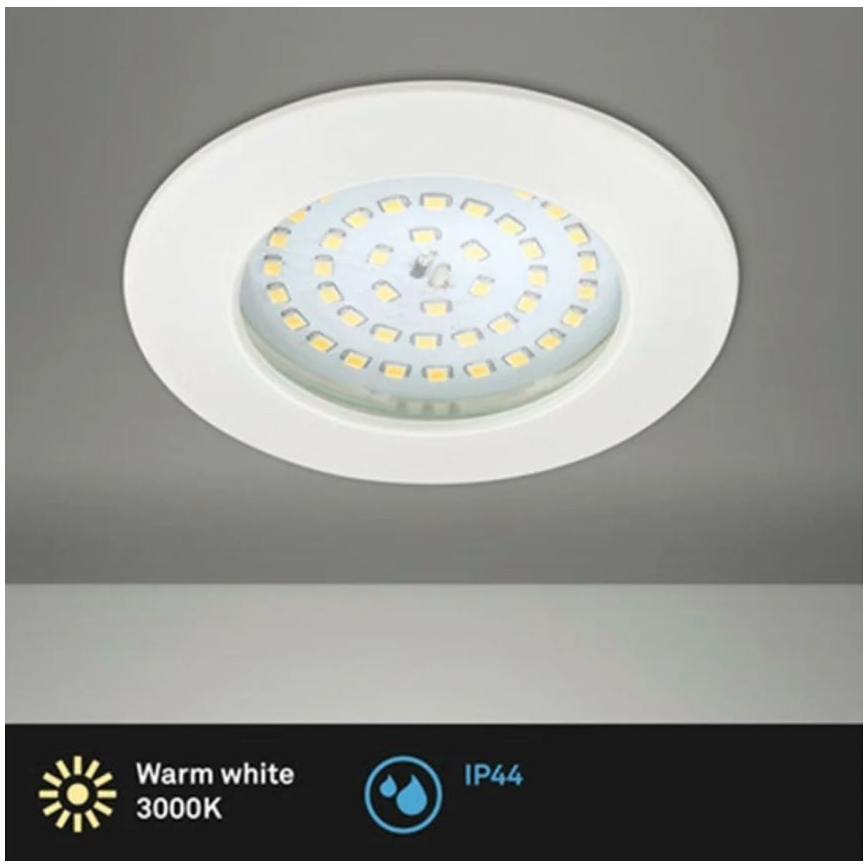 Briloner 8310-016 - LED Łazienkowa oprawa wpuszczana ATTACH LED/10,5W/230V IP44