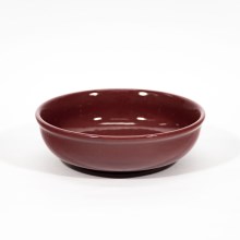 Ceramiczna miska na kompot 13 cm ciemnoczerwona