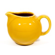 Ceramiczny dzbanek na mleko Tereza żółty