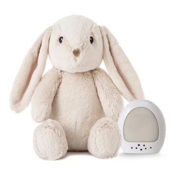 Cloud B - Snuggle buddy z melody i jasny króliczek + USB