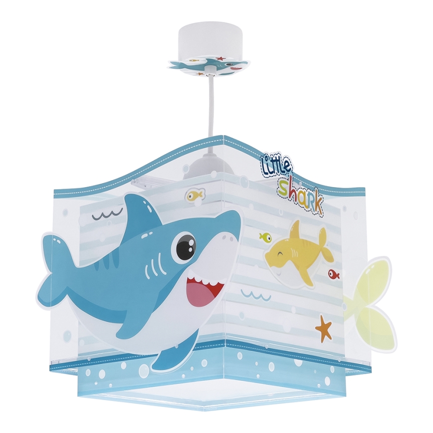 Dalber 63472 - Żyrandol dziecięcy BABY SHARK 1xE27/60W/230V