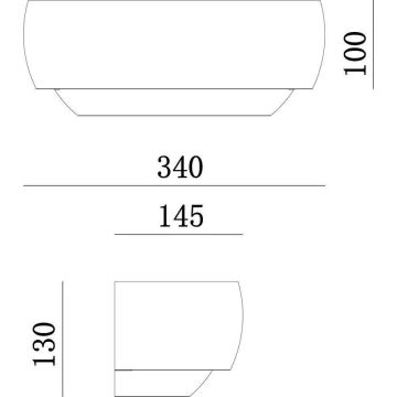 Deko-Light 341206 - Kinkiet TWYNNDA 1xE14/40W/230V biały