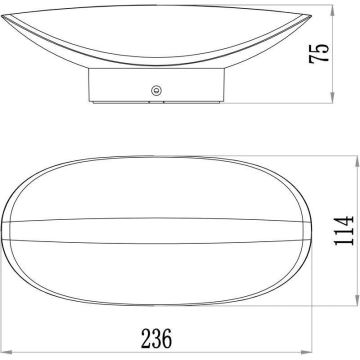 Deko-Light 731078 - LED Kinkiet zewnętrzny AVIOR LED/12,7W/230V IP54 antracyt