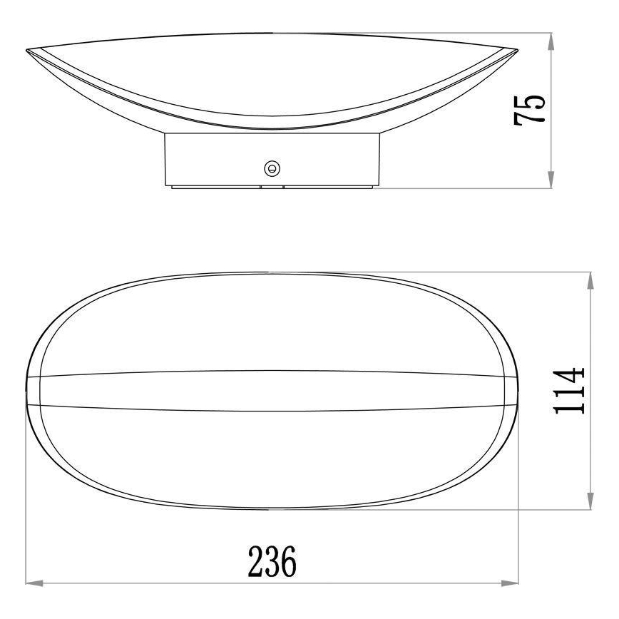 Deko-Light 731078 - LED Kinkiet zewnętrzny AVIOR LED/12,7W/230V IP54 antracyt