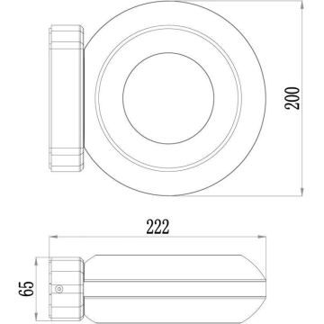 Deko-Light 731081 - LED Kinkiet zewnętrzny MUSCAE LED/13W/230V IP54 antracyt