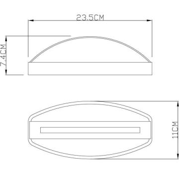 Deko-Light 731093 - LED Kinkiet zewnętrzny ERIDANI LED/13W/230V IP44 antracyt