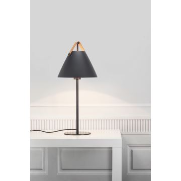 DFTP by Nordlux - Lampa stołowa STRAP 1xE27/40W/230V czarna