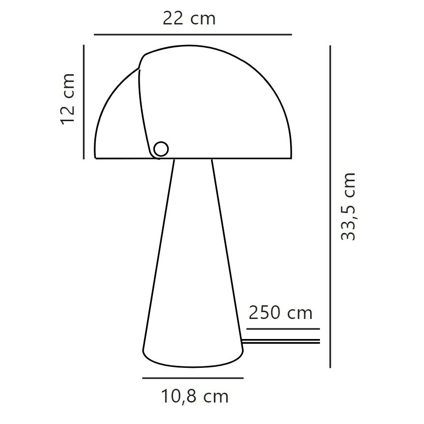 DFTP by Nordlux - Lampa stołowa z regulowanym kloszem ALIGN 1xE27/25W/230V beżowa