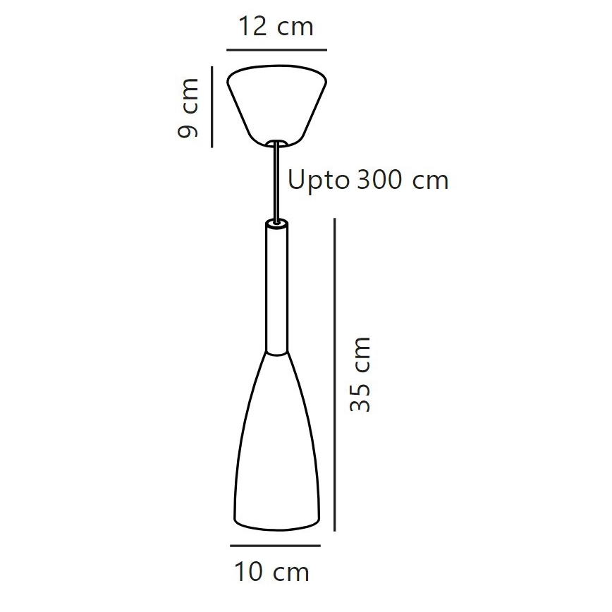 DFTP by Nordlux - Żyrandol na lince PURE 1xE27/40W/230V śr. 10 cm biały/orzech