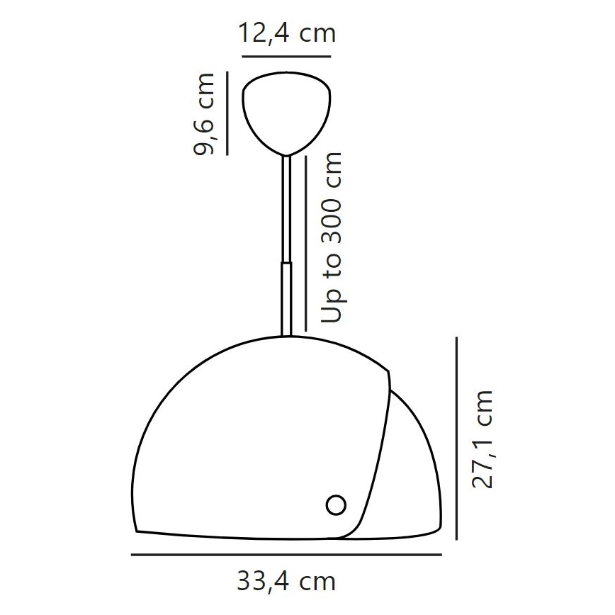 DFTP by Nordlux - Żyrandol na lince z regulowanym kloszem ALIGN 1xE27/15W/230V biały