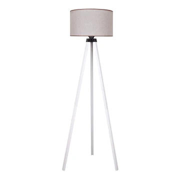 Duolla - Lampa podłogowa 1xE27/60W/230V beżowy/biały