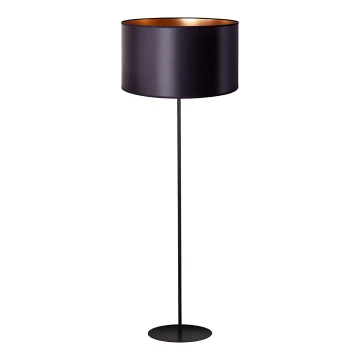 Duolla - Lampa podłogowa CANNES 1xE27/15W/230V 45 cm czarny/miedź