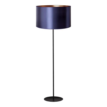 Duolla - Lampa podłogowa CANNES 1xE27/15W/230V 45 cm fioletowa/miedź/czarna