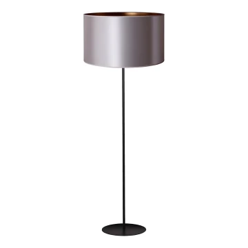 Duolla - Lampa podłogowa CANNES 1xE27/15W/230V 45 cm srebrny/miedź/czarny