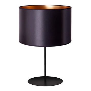 Duolla - Lampa stołowa CANNES 1xE14/15W/230V 20 cm czarny/miedź