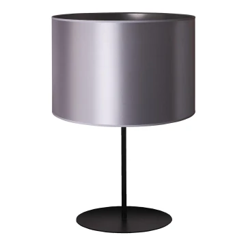 Duolla - Lampa stołowa CANNES 1xE14/15W/230V 20 cm srebrny/czarny