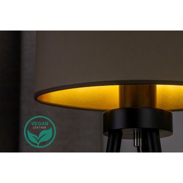 Duolla - Lampa stołowa OVAL VEGAN 1xE27/15W/230V beżowa