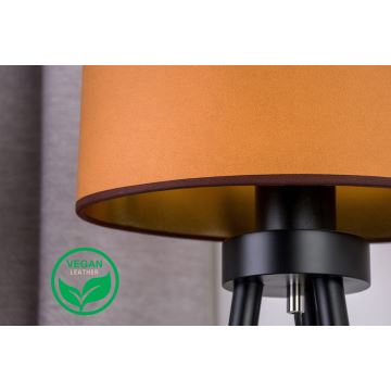 Duolla - Lampa stołowa OVAL VEGAN 1xE27/15W/230V brązowa