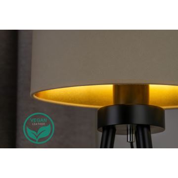 Duolla - Lampa stołowa OVAL VEGAN 1xE27/15W/230V kremowa