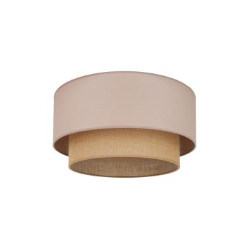 Duolla - Lampa sufitowa BOHO 1xE27/15W/230V śr. 45 cm beżowa/brązowa