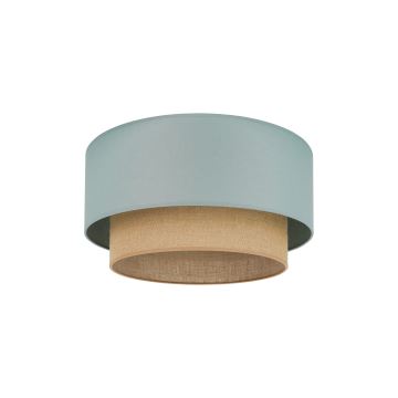 Duolla - Lampa sufitowa BOHO 1xE27/15W/230V śr. 45 cm zielona/brązowa