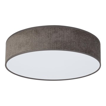 Duolla - LED Plafon CORTINA LED/26W/230V śr. 30 cm 4000K brązowy