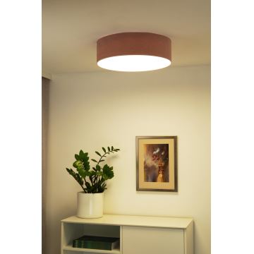 Duolla - LED Plafon CORTINA LED/26W/230V śr. 30 cm różowy