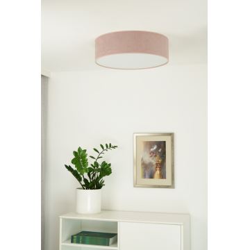 Duolla - LED Plafon CORTINA LED/26W/230V śr. 30 cm różowy