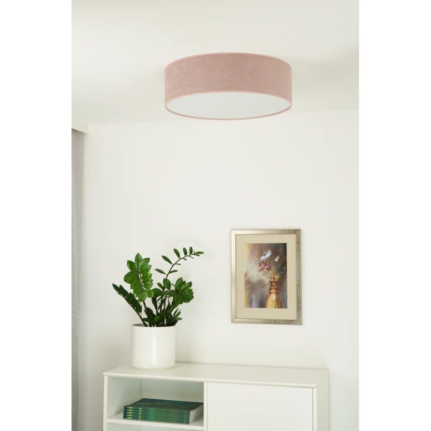 Duolla - LED Plafon CORTINA LED/26W/230V śr. 30 cm różowy