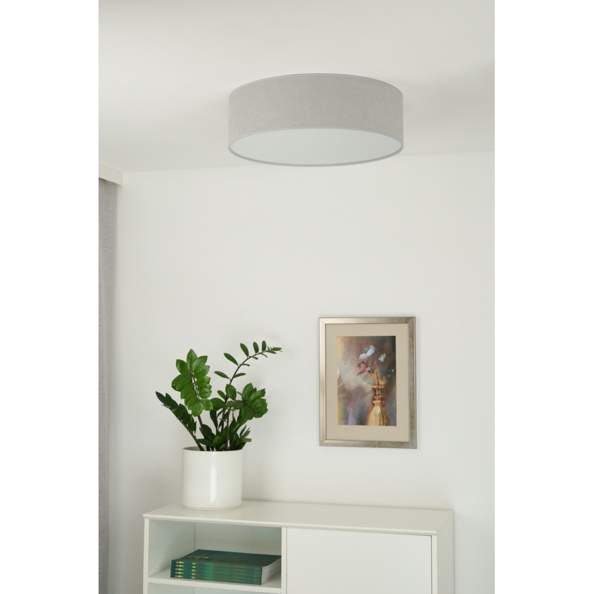 Duolla - LED Plafon CORTINA LED/26W/230V śr. 30 cm szary